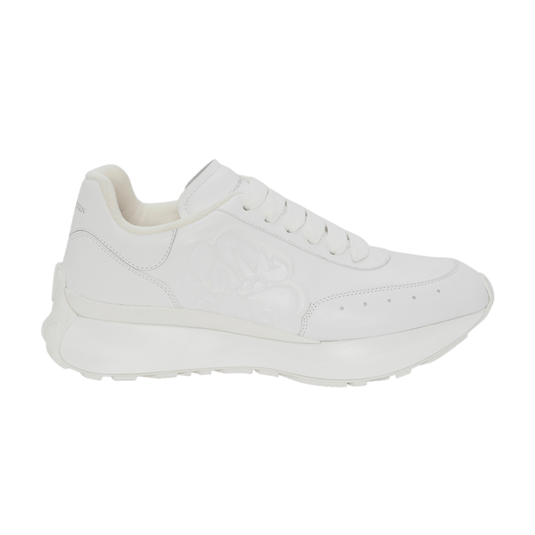【alexander mcqueen】sprint runner sneakers / 687995 WIC93 Buy Alexander McQueen Wmns Sprint Runner 'White Black