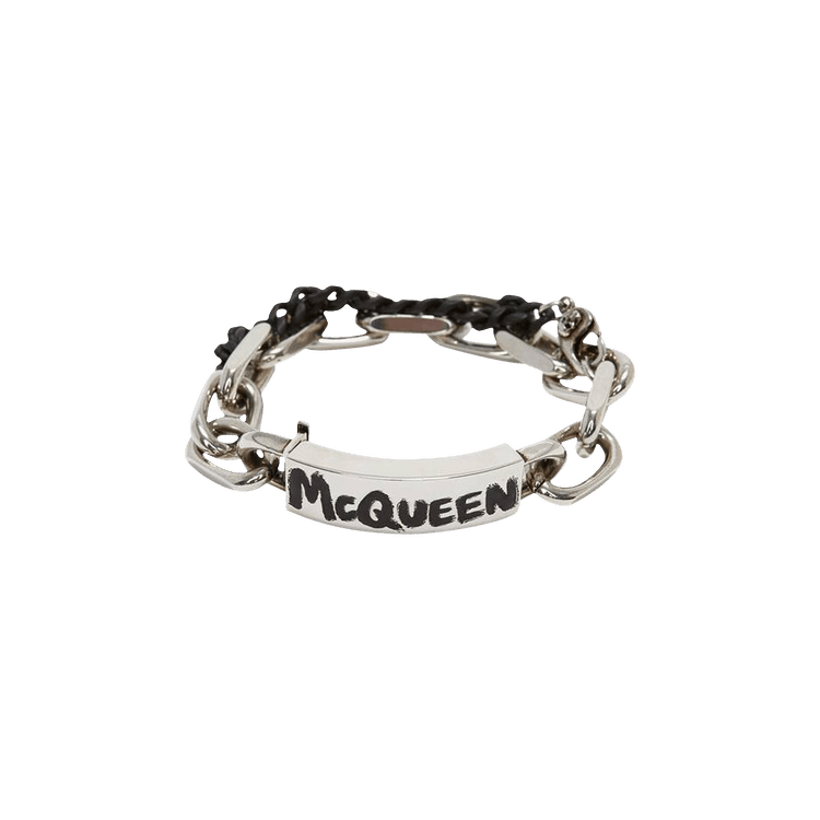 【関税&送料込】Alexander Mcqueen Graffiti Bracelet Buy Alexander McQueen Graffiti Bracelet 'Antique Silver
