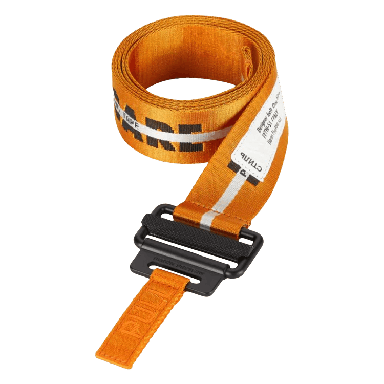 Buy Heron Preston Classic Buckle Hwc Tape Belt 'Orange/Black
