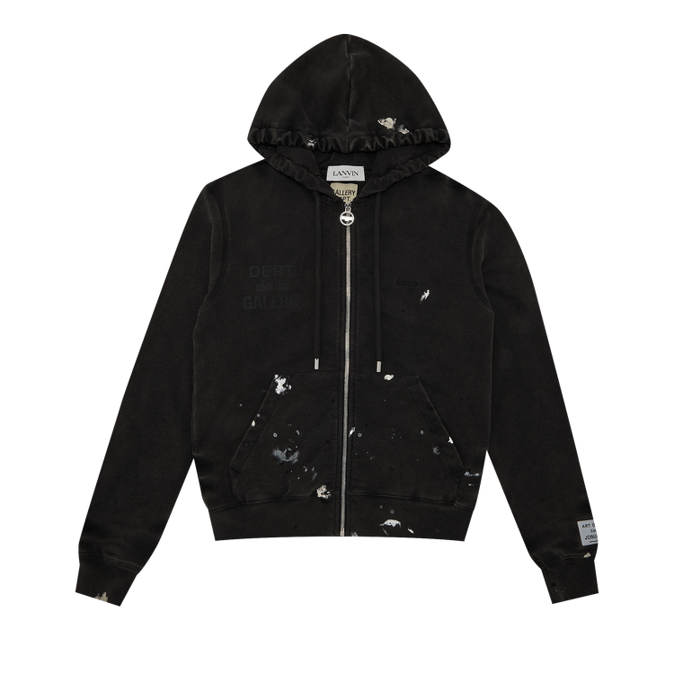 Gallery Dept. x Lanvin Paris Embroidered Zipped Hoodie 'Multicolor' | GOAT