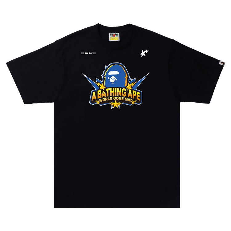 Buy BAPE Team Logo Tee 'Black' - 1I30 110 064 BLACK | GOAT