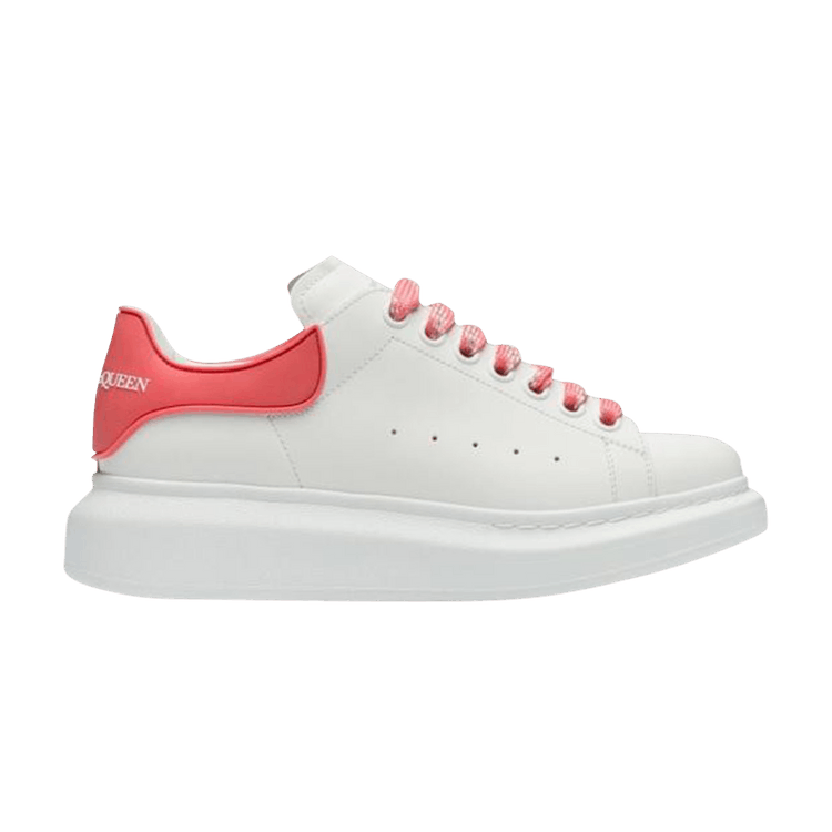 Alexander McQueen Wmns Oversized Sneaker 'White Coral' GOAT