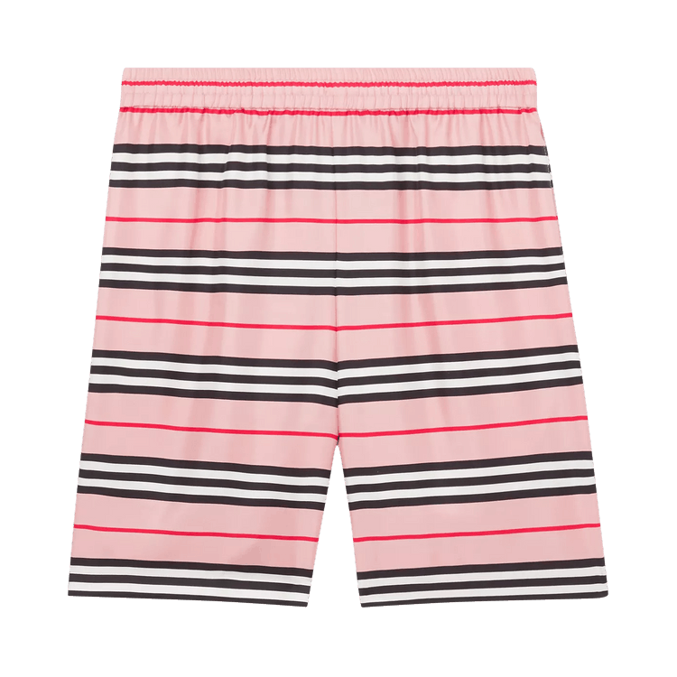 Supreme X Burberry Icon Stripe Silk Twill Shorts Burberry Exclusive Dusty Pink Culture Circle