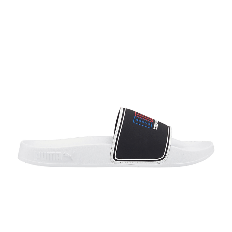 (GS) PUMA x SmileyWorld Leadcat 2.0 Slides 'White Black'
