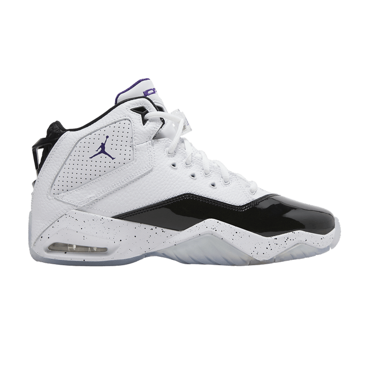 White purple and black jordans sale