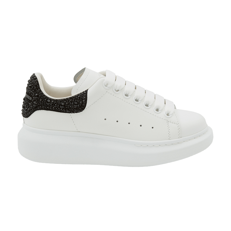 Buy Alexander McQueen Wmns Oversized Sneaker White Black Crystal 666407 WIA4Z 9581 GOAT