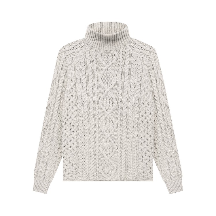 Fear of God Essentials Cable Knit Turtleneck 'Wheat'