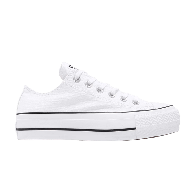 Wmns Chuck Taylor All Star Lift Low 'White Black'