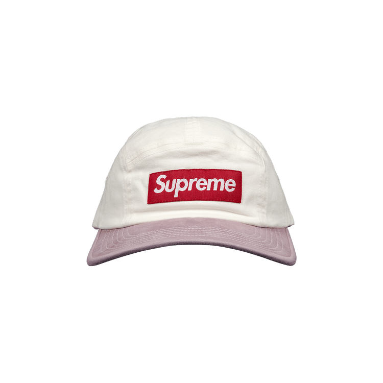 Supreme 2-Tone Twill Camp Cap 'White'