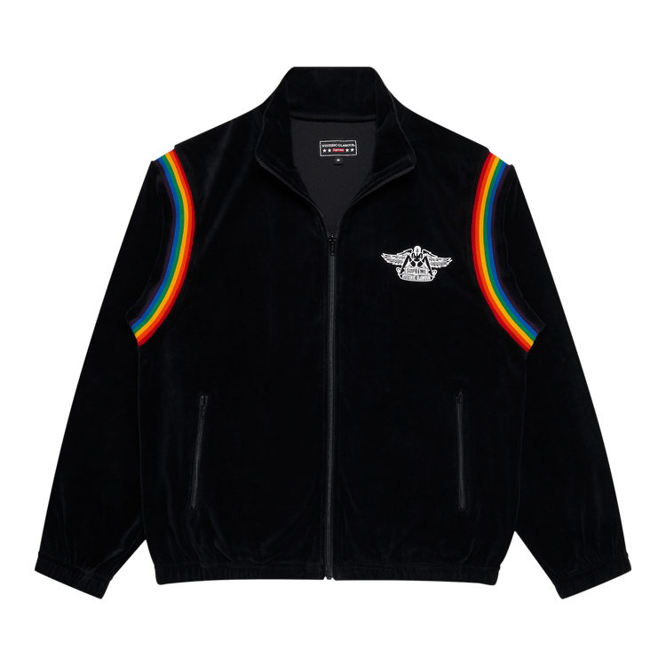 Buy Supreme x Hysteric Glamour Velour Track Jacket 'Black