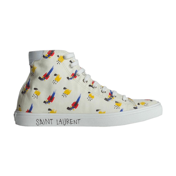 Saint Laurent Malibu Mid Optic White Men's - 64924900NG09030 - US