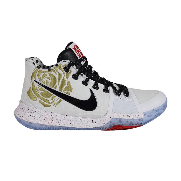 Buy Sneaker Room x Kyrie 3 Mom Gold Sample 942206 101 S GOAT