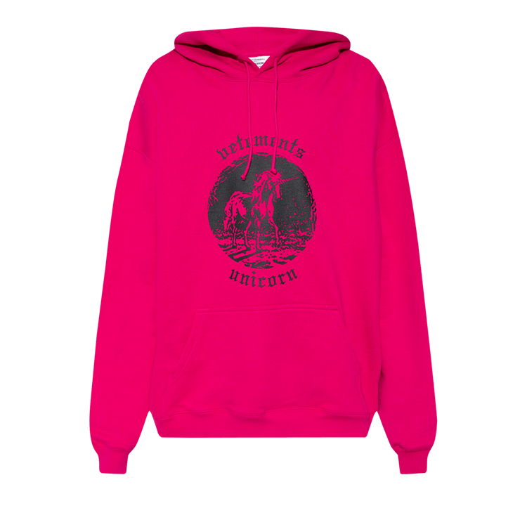 Vetements pink unicorn hoodie new arrivals