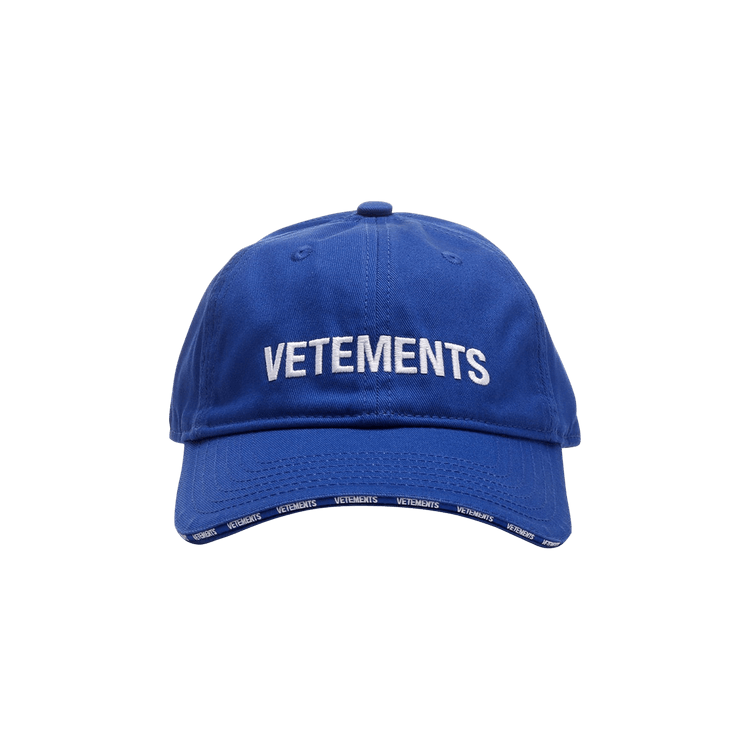 Buy Vetements Iconic Logo Cap 'Royal Blue/White