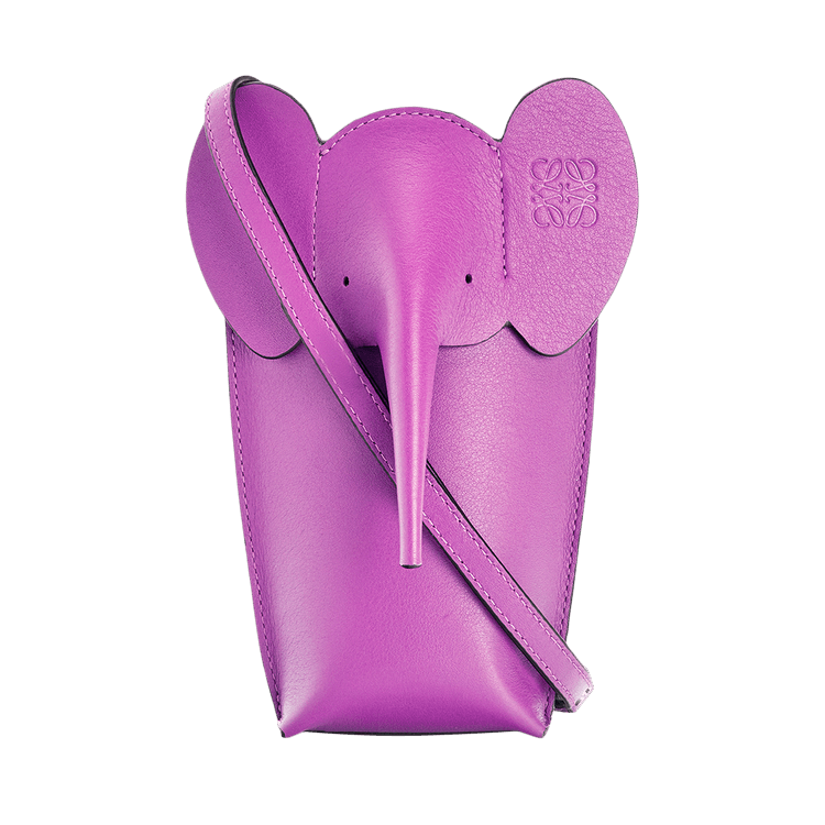 Buy Loewe Elephant Pocket 'Bright Purple' - C623B02X04 6450
