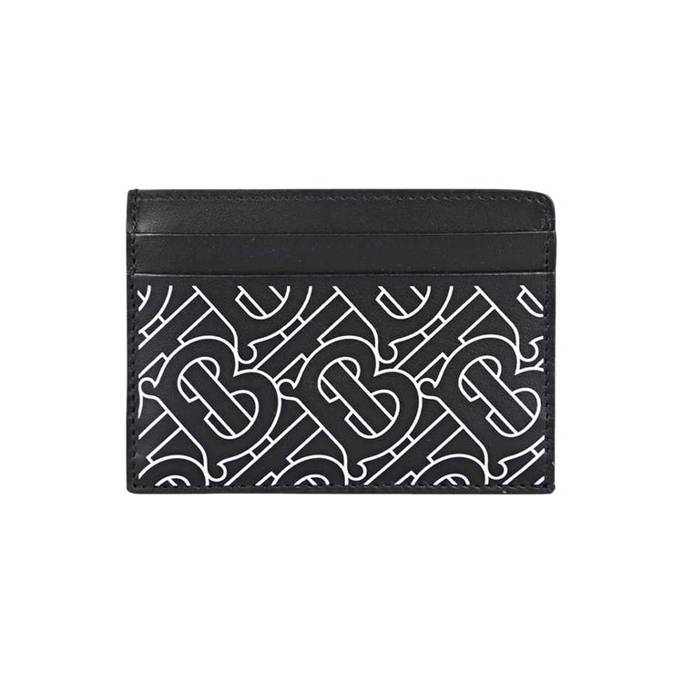 Burberry monogram card holder on sale