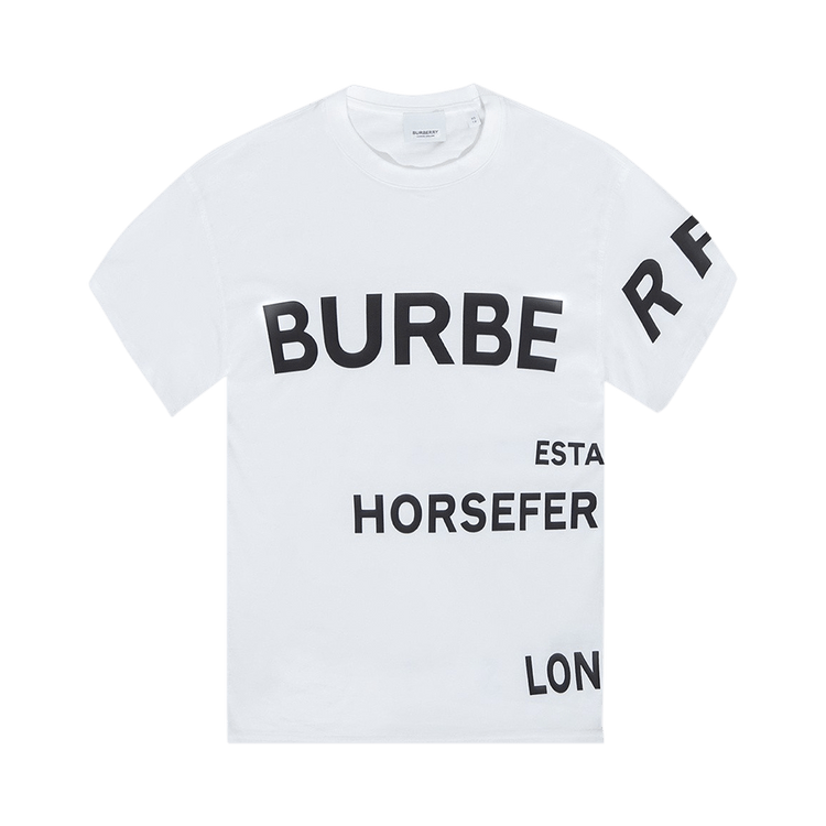 Buy Burberry Horseferry Print Oversized T-Shirt 'White