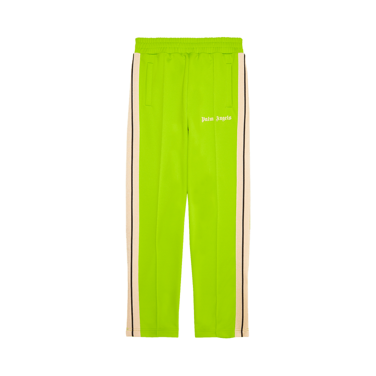 Buy Palm Angels Classic Track Pants 'Lime Green/Off White' -  PMCJ001S22FAB0075903