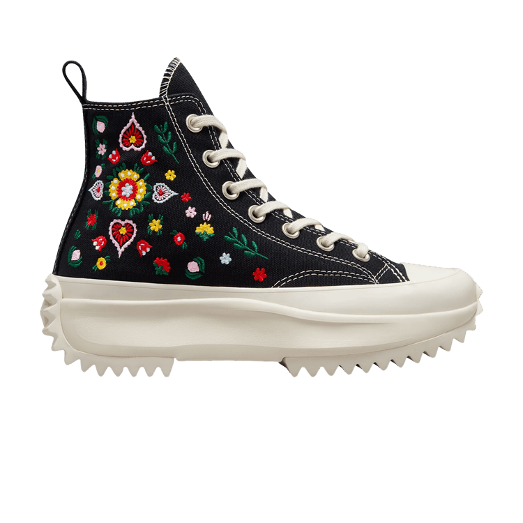 Run Star Hike Platform High 'Floral Embroidery'