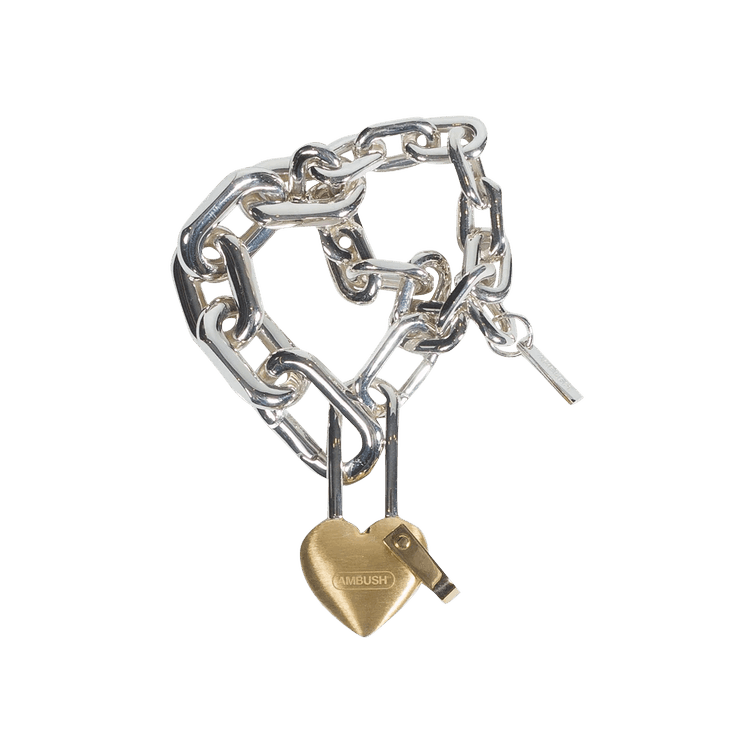Buy Ambush Heart Padlock C Bracelet 'Silver 