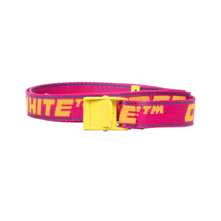 100% Authentic Off-White Mini Industrial Belt Fuscia Yellow! 100% Authentic Off-White Mini Industrial Belt Fuscia Yellow  main image 4