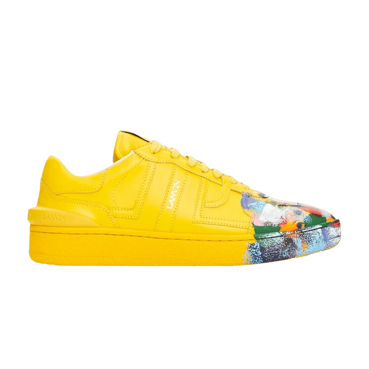 GALLERY DEPT. x LANVIN | PAINTED CLAY LOW SNEAKERS 黄色 Buy Gallery Dept. x Lanvin Clay Low 'Yellow Painted' - FM