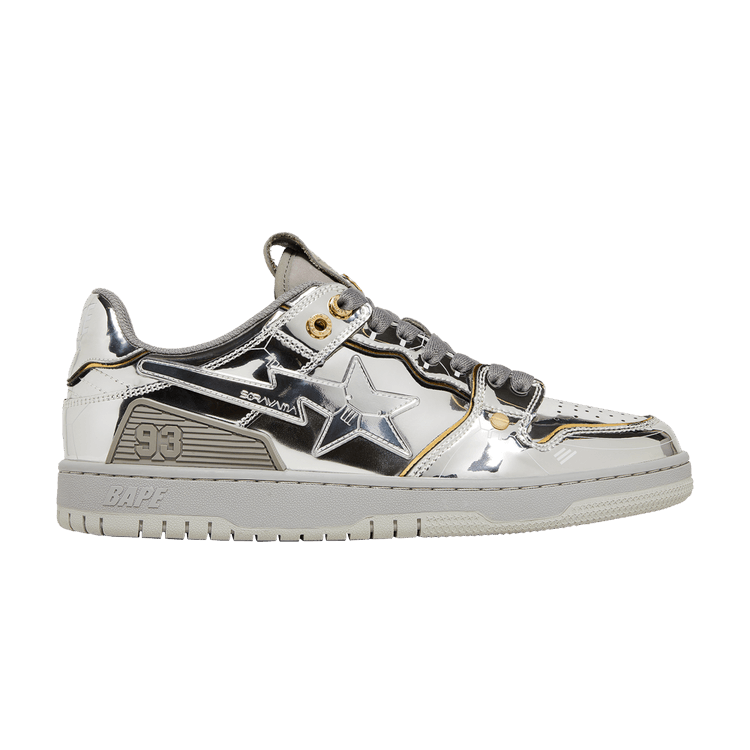 Size 7.0 Hajime Sorayama x Sk8 Sta 'Silver'