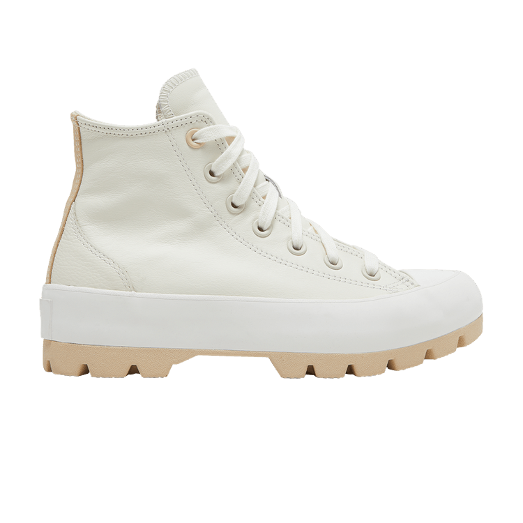 converse ctas lugged leather egret vintage white