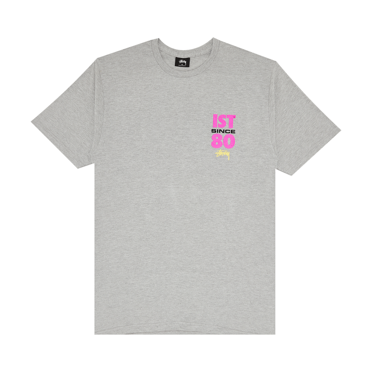 Stussy x Delicious Vinyl Drop Grey Tee Limited Edition 3902372