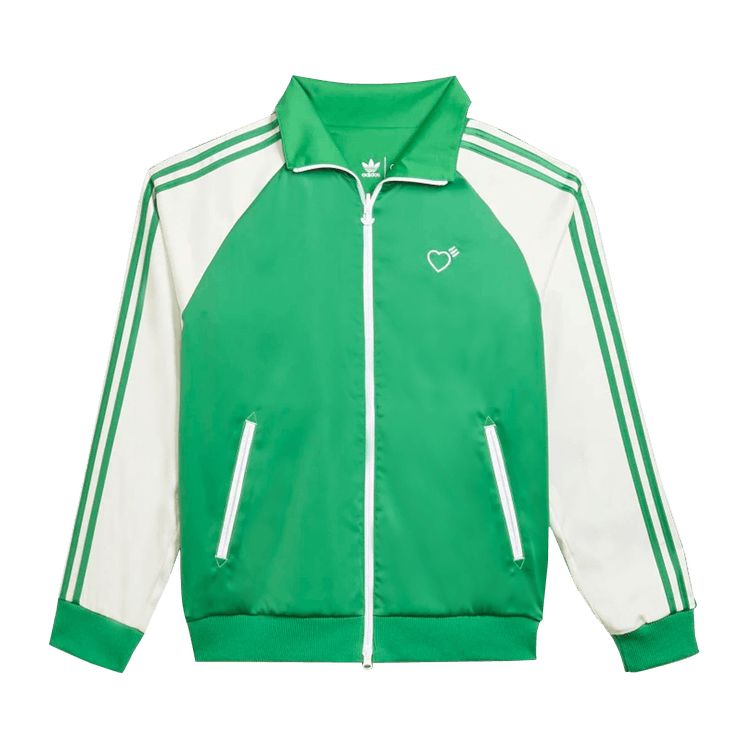 adidas x Human Made Firebird Track Jacket 'Green' | GOAT
