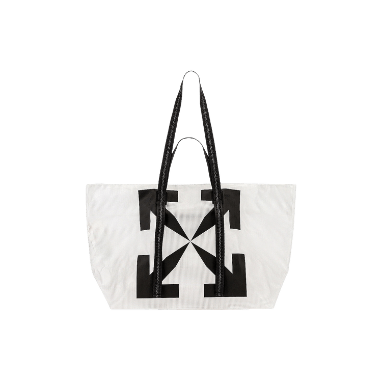 Buy Off-White Arrow Tote Bag 'White' - OMNA054E20PLA0010110 | GOAT