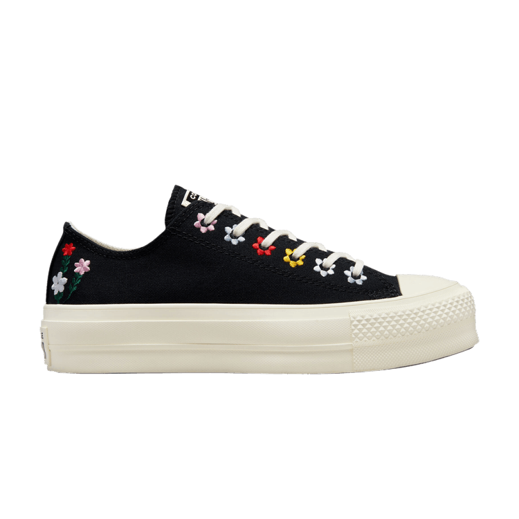 Wmns Chuck Taylor All Star Lift Platform Low 'Floral Embroidery'