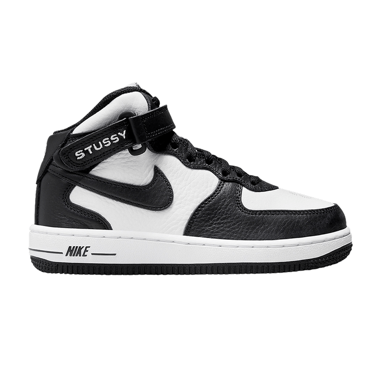Buy Nike Stussy x Air Force 1 Mid PS 'Black White' - DN4158 002 | GOAT