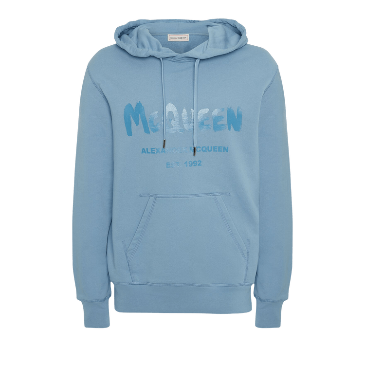 Alexander mcqueen hoodie blue 2025