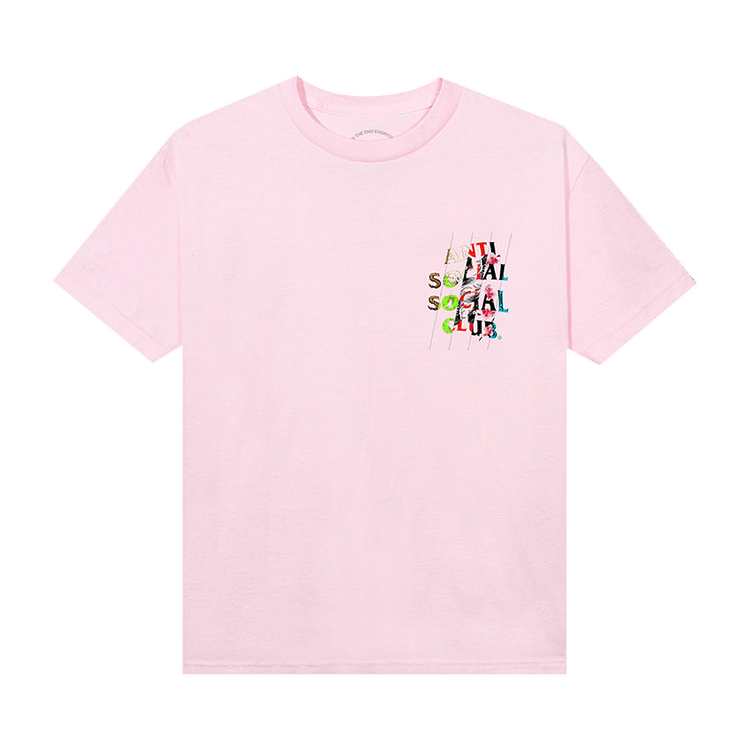 Anti Social Social Club Madness Tee Pink Goat 4074