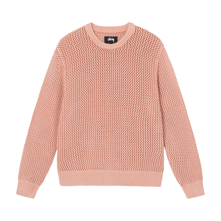 Buy Stussy Pigment Dyed Loose Gauge Sweater 'Peach' - 117115 