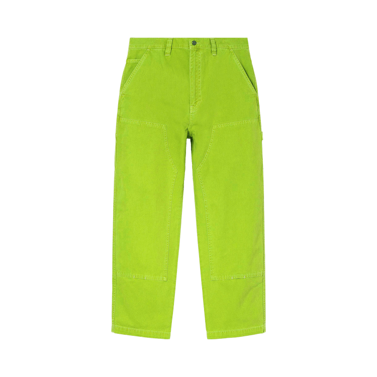 完売品stussy WORKGEAR DYED CANVAS WORK PANT Buy Stussy Dyed Canvas Work Pant 'Neon' - 116558 NEON | GOAT