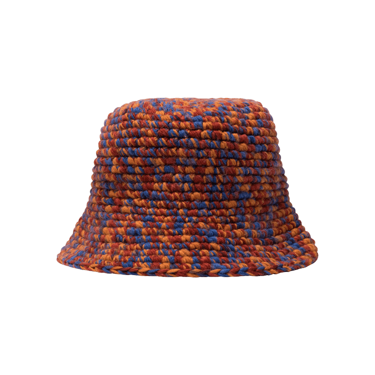 Buy Stussy Melange Yarn Knit Bucket Hat 'Orange' - 1321108 ORAN | GOAT