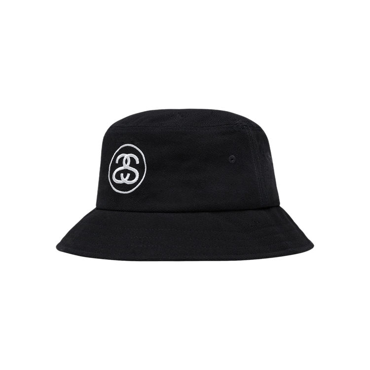 Stussy SS Link Deep Bucket Hat 'Black' GOAT
