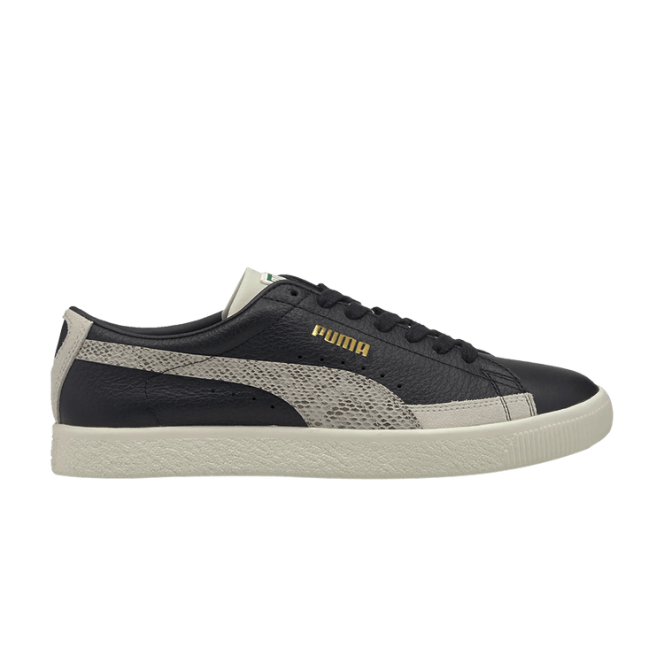 Puma Basket Vintage Snake Sneakers Black Marshmallow 8