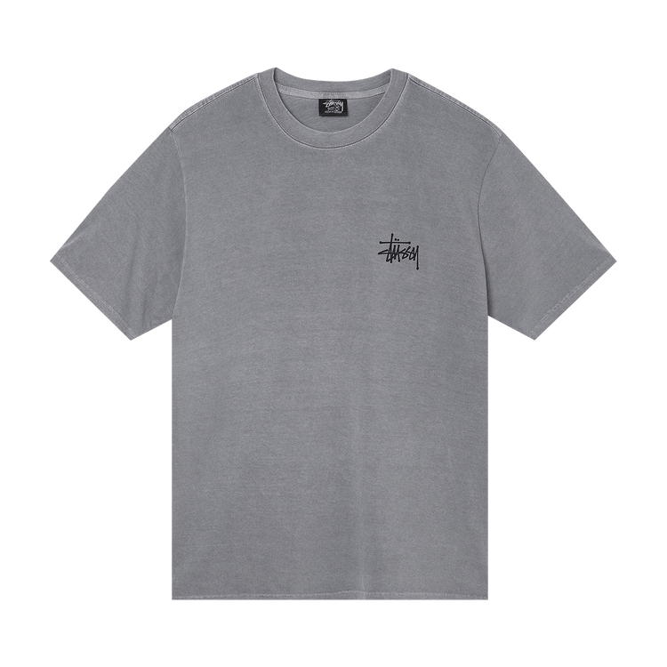★関税込★Stussy★Basic Stussy Pigment Dyed LS T-Shirt Grey Buy Stussy Basic Pigment Dyed Tee 'Grey' - 1904838 GREY | GOAT