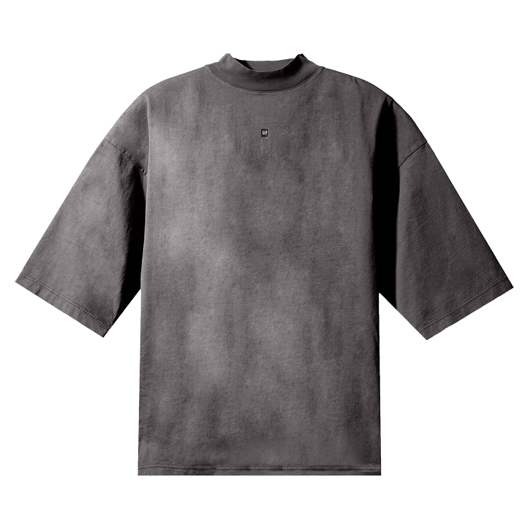 Buy Yeezy Gap Engineered by Balenciaga Logo 3/4 Sleeve Tee 'Dark Grey ...