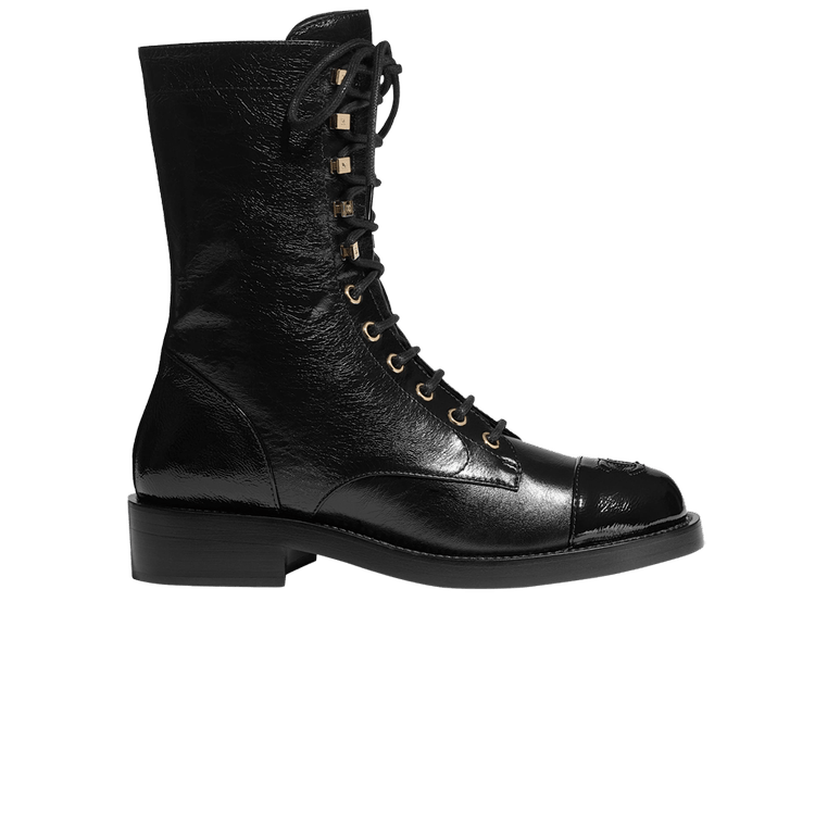 chanel combat boots Blogger 