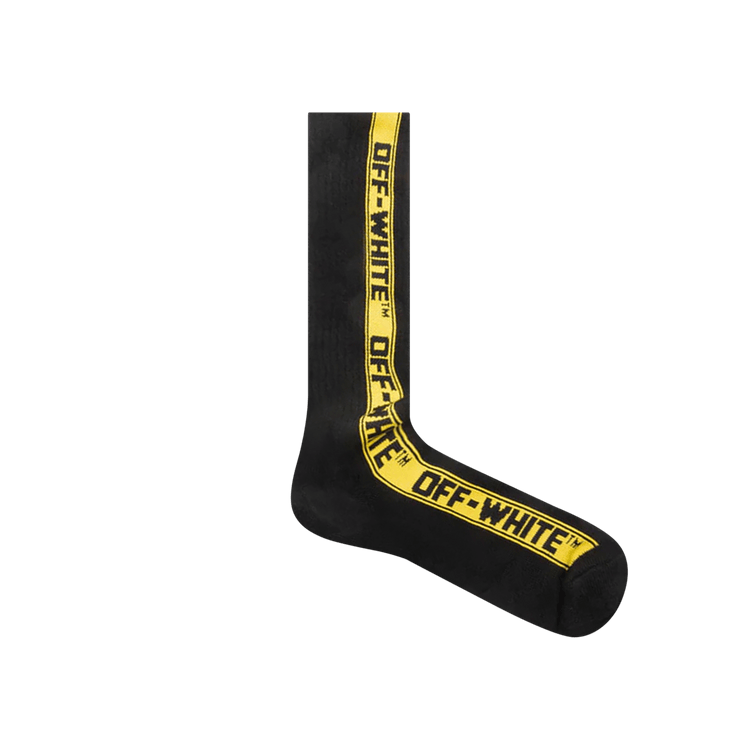 Buy Off White Industrial Belt Socks Black Yellow