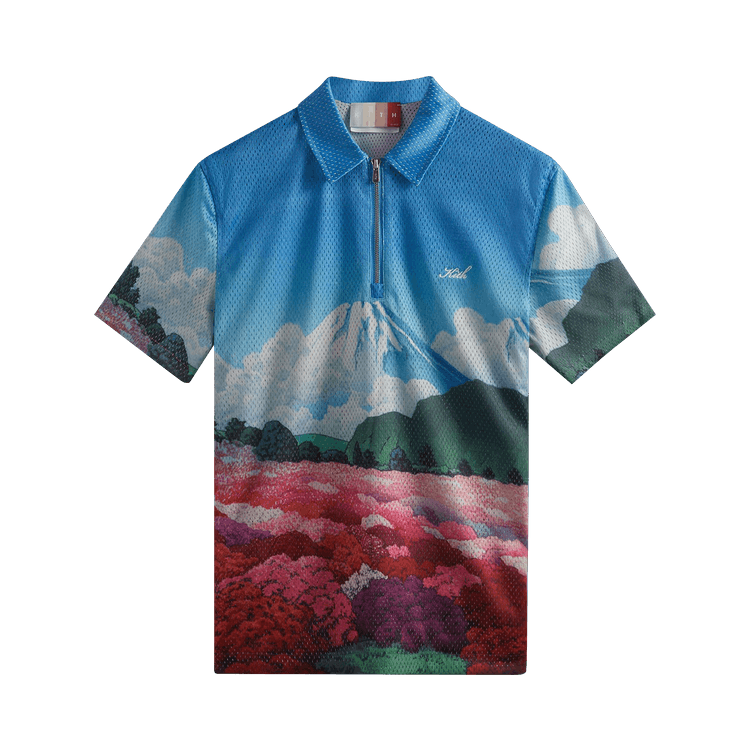kith devoe zip up shirt