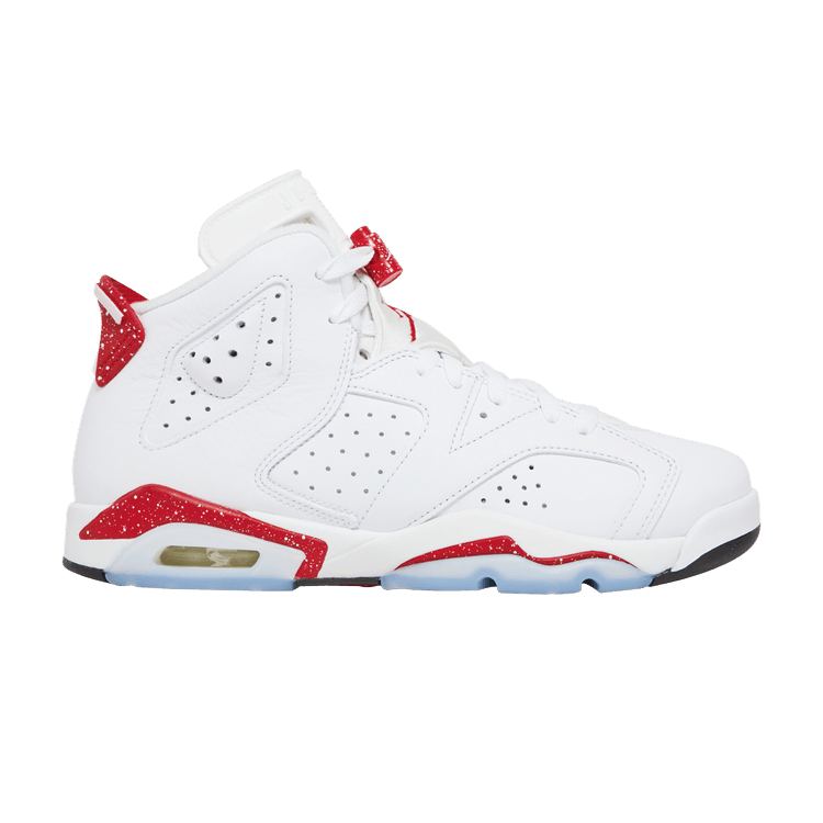 Jordan retro 6 hotsell red and white