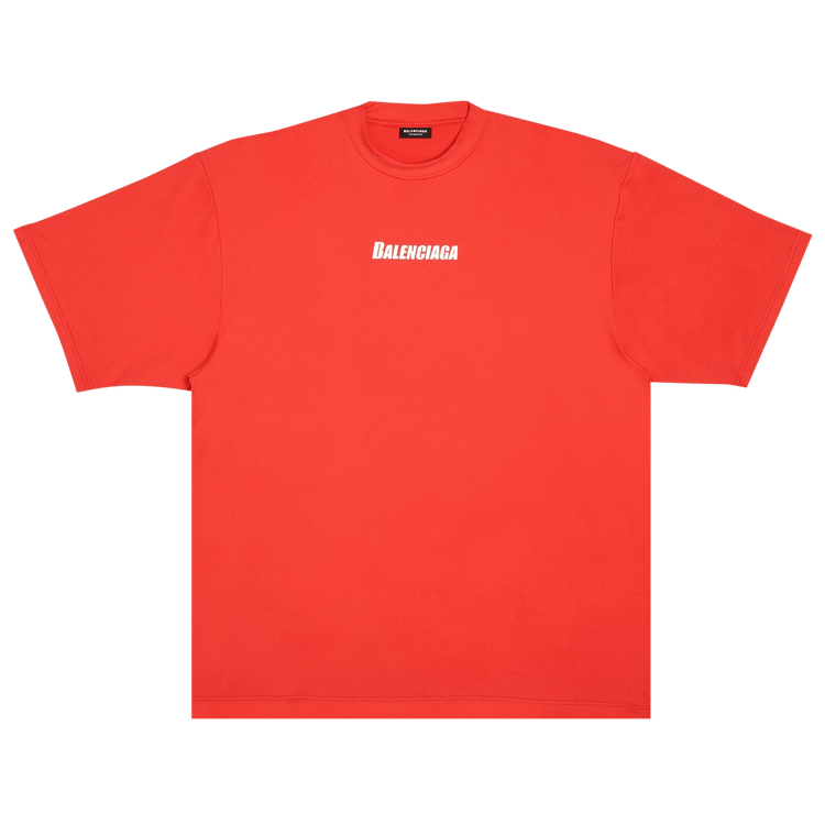 Balenciaga shirt red outlet
