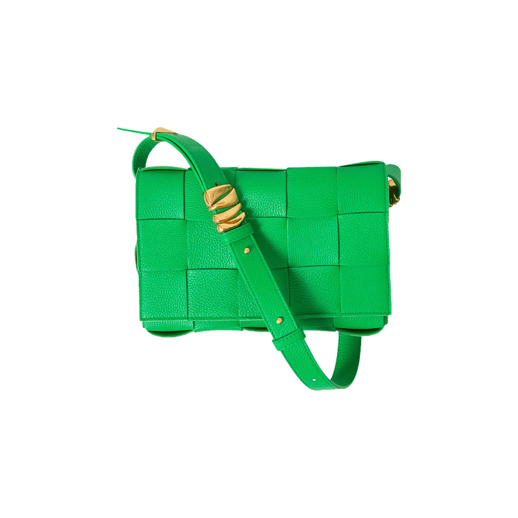 Buy Bottega Veneta Cassette Shoulder Bag 'Parakeet/Gold