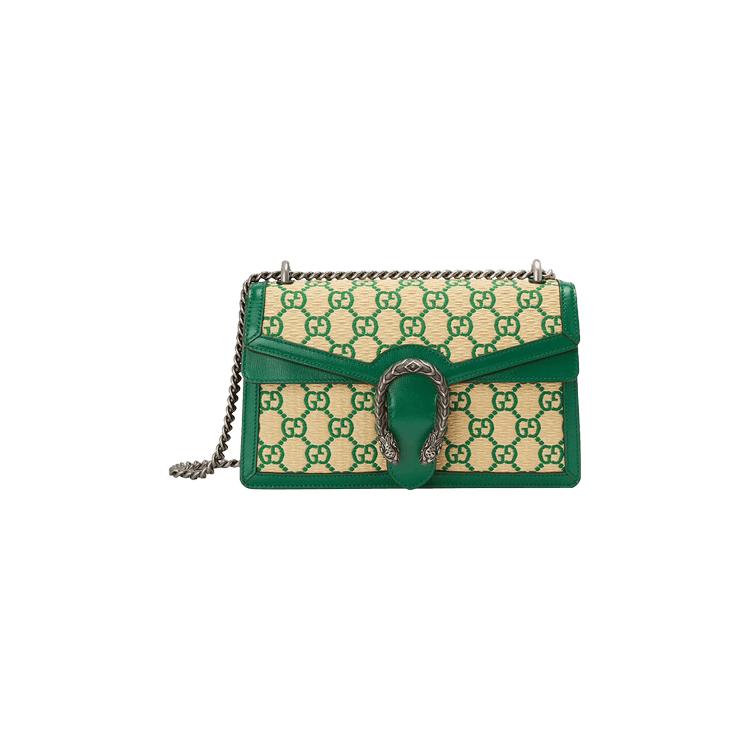 Buy Gucci Dionysus Super Mini Bag 'Green GG Straw Effect' - 476432 2Y4CN  8965