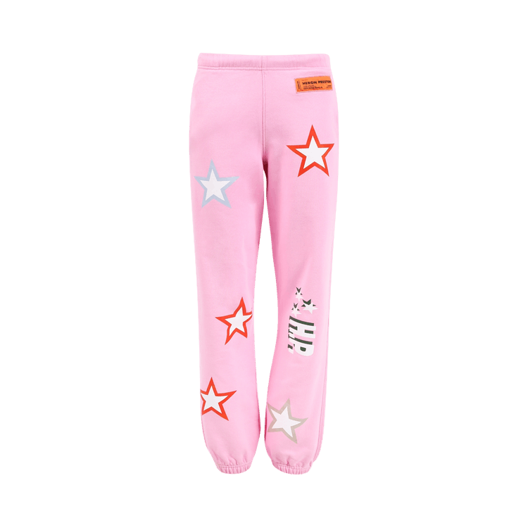 Buy Heron Preston Stars Sweatpants 'Pink/White